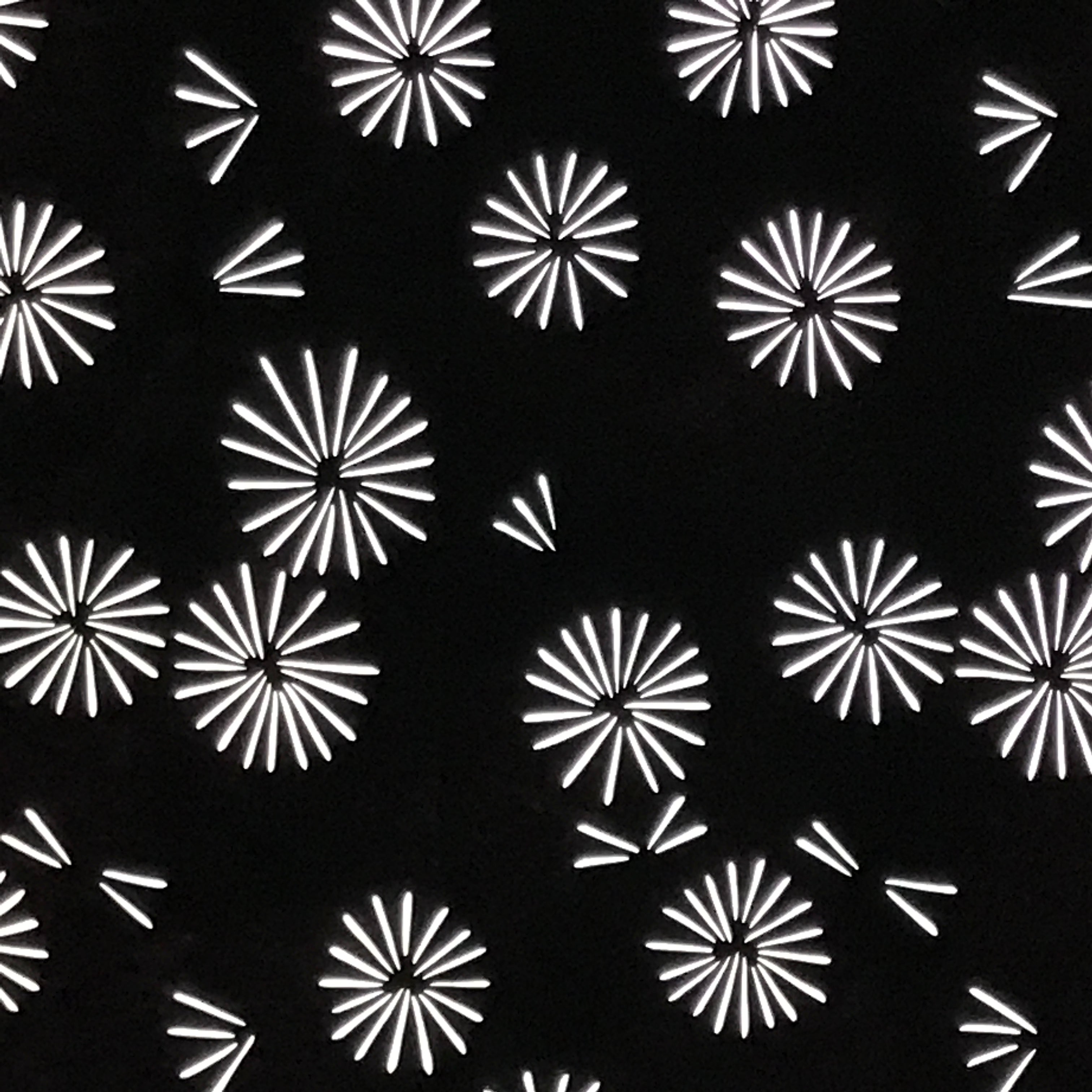 Antique Japanese Katagami Kimono Paper Stencil Katazome Floral Pattern 4Y663