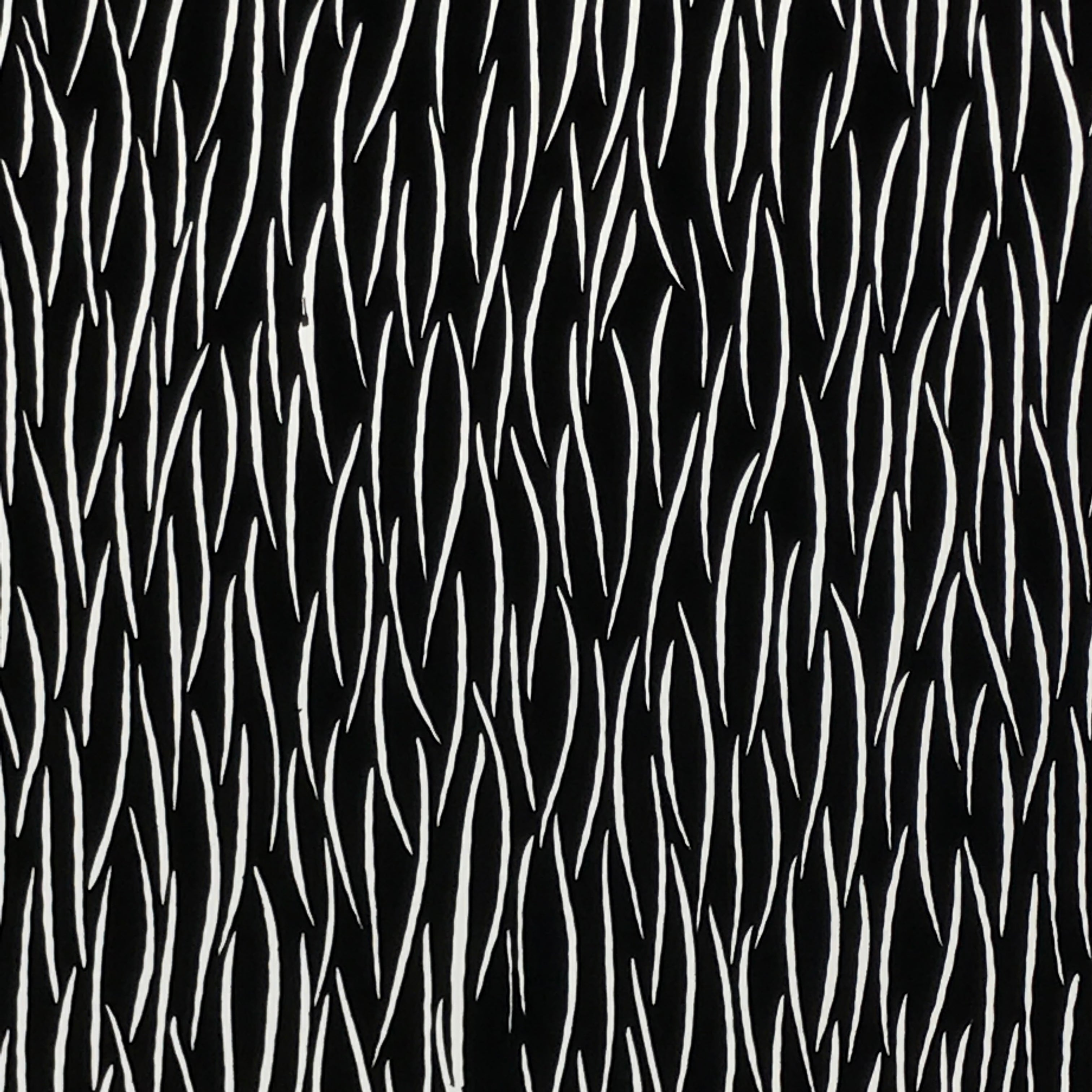 Antique Japanese Katagami Kimono Paper Stencil Katazome Grass Plant Design 4Y652