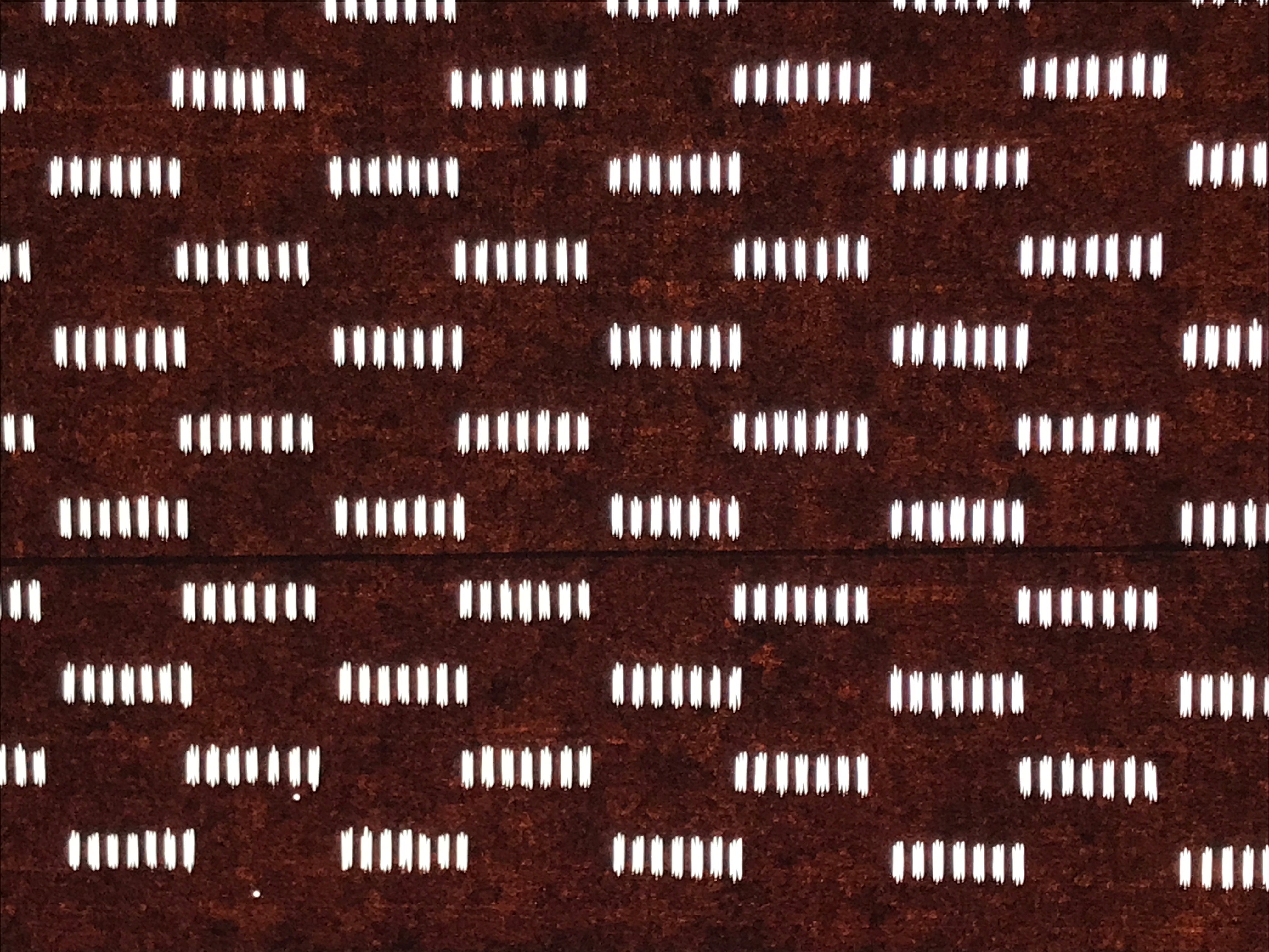 Antique Japanese Katagami Kimono Paper Stencil Katazome Small Line Pattern 4Y675