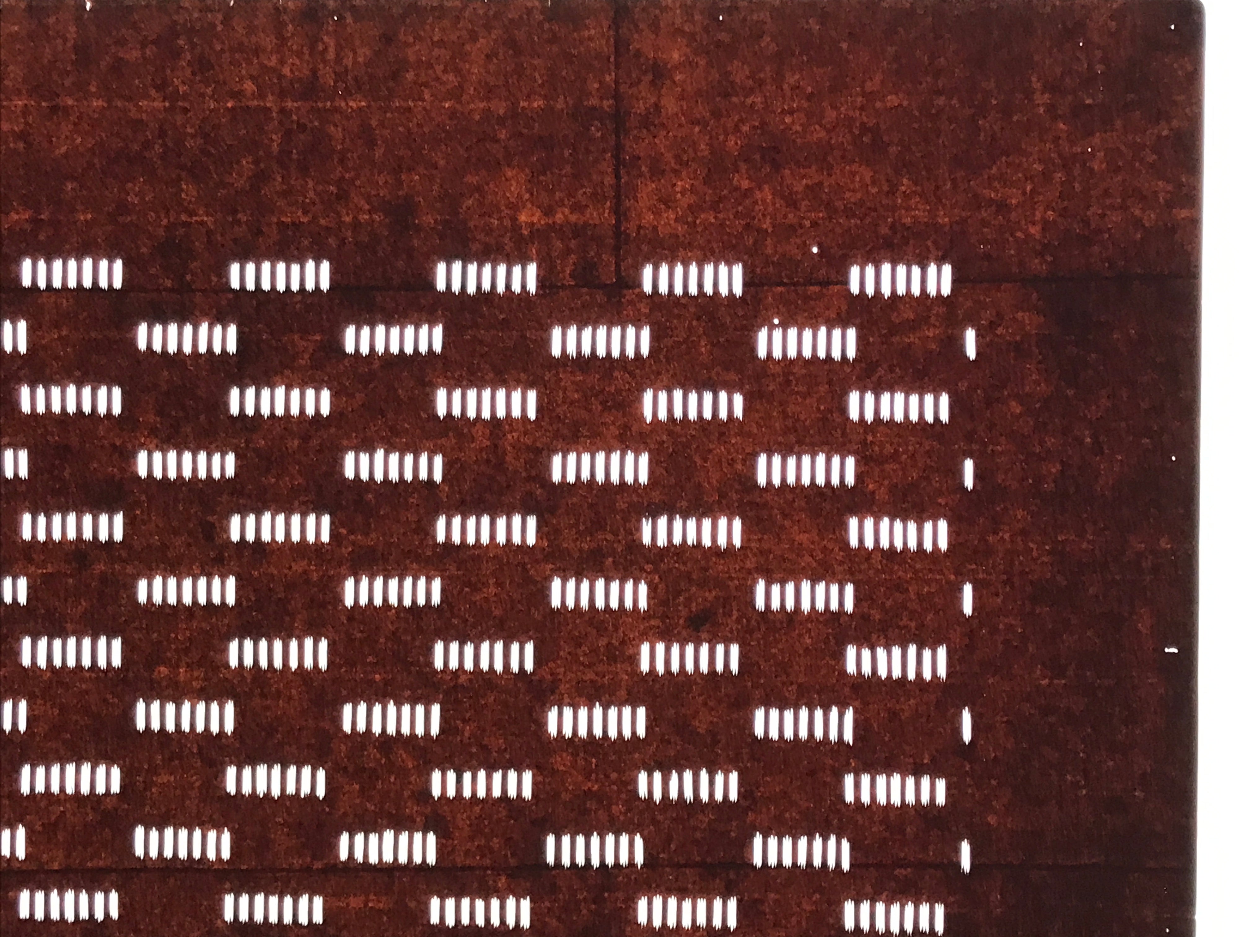 Antique Japanese Katagami Kimono Paper Stencil Katazome Small Line Pattern 4Y675