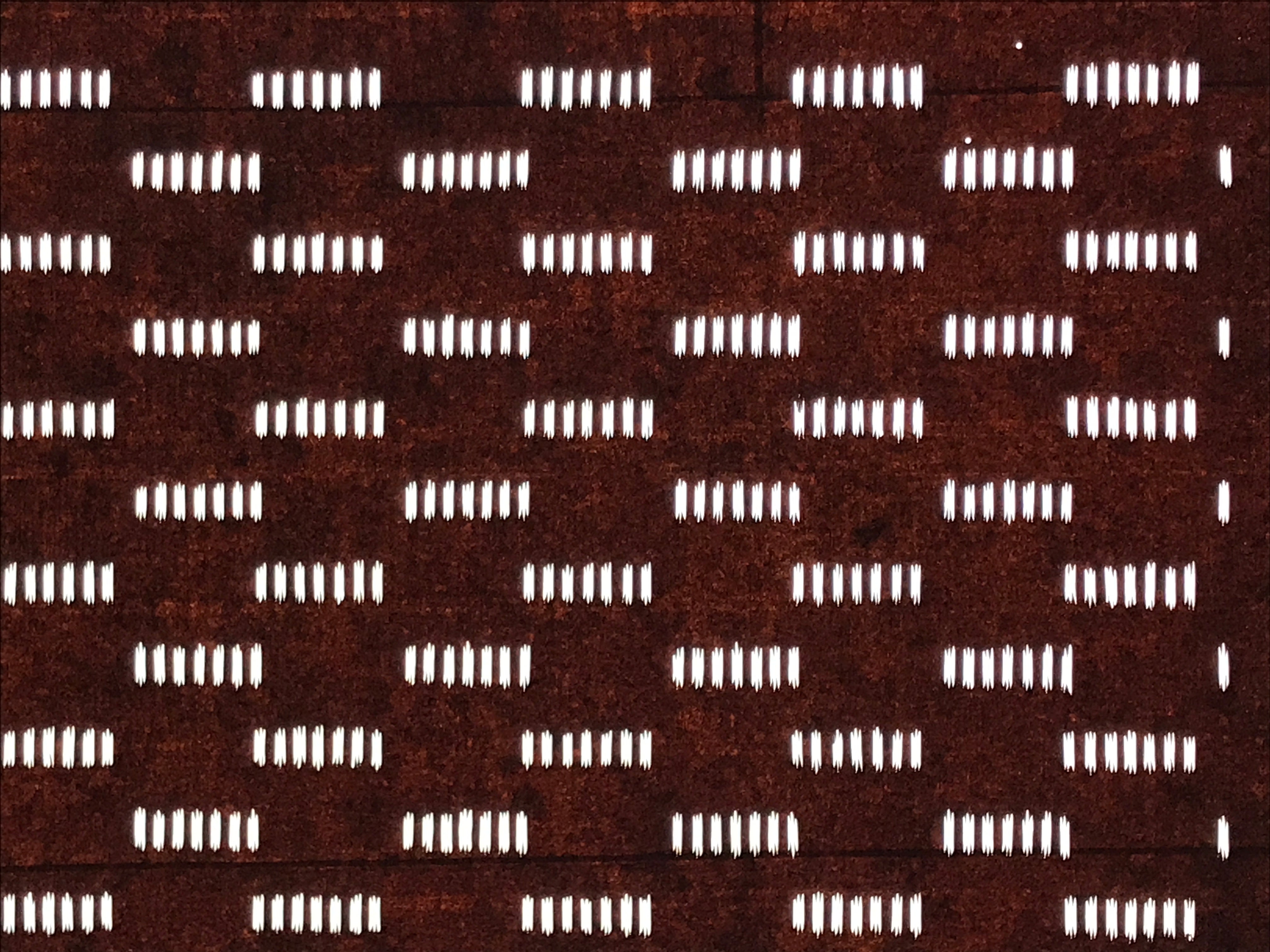 Antique Japanese Katagami Kimono Paper Stencil Katazome Small Line Pattern 4Y675