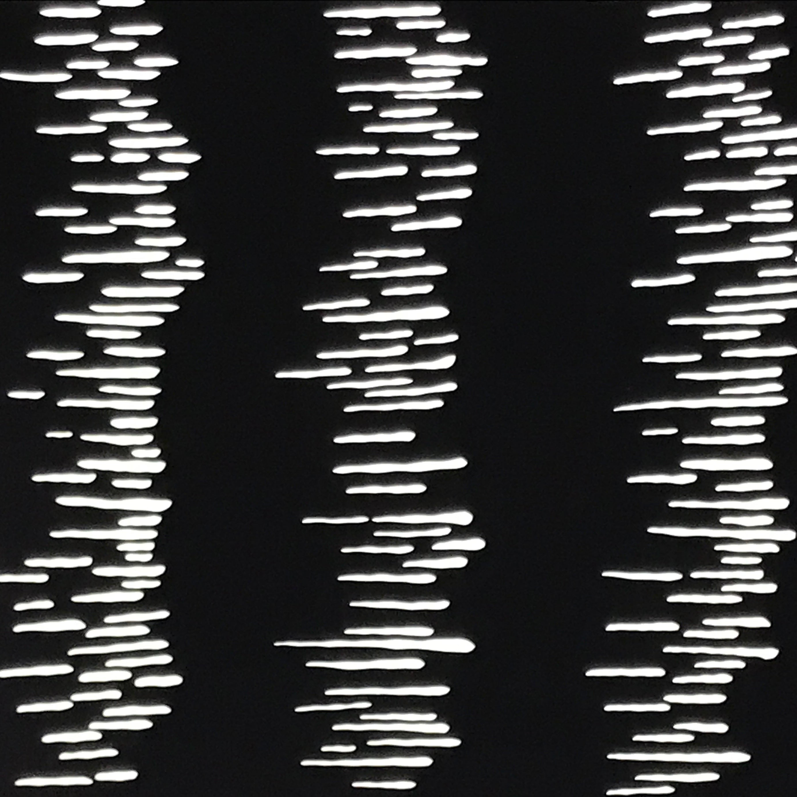 Antique Japanese Katagami Kimono Paper Stencil Katazome Vertical Lines 4Y671