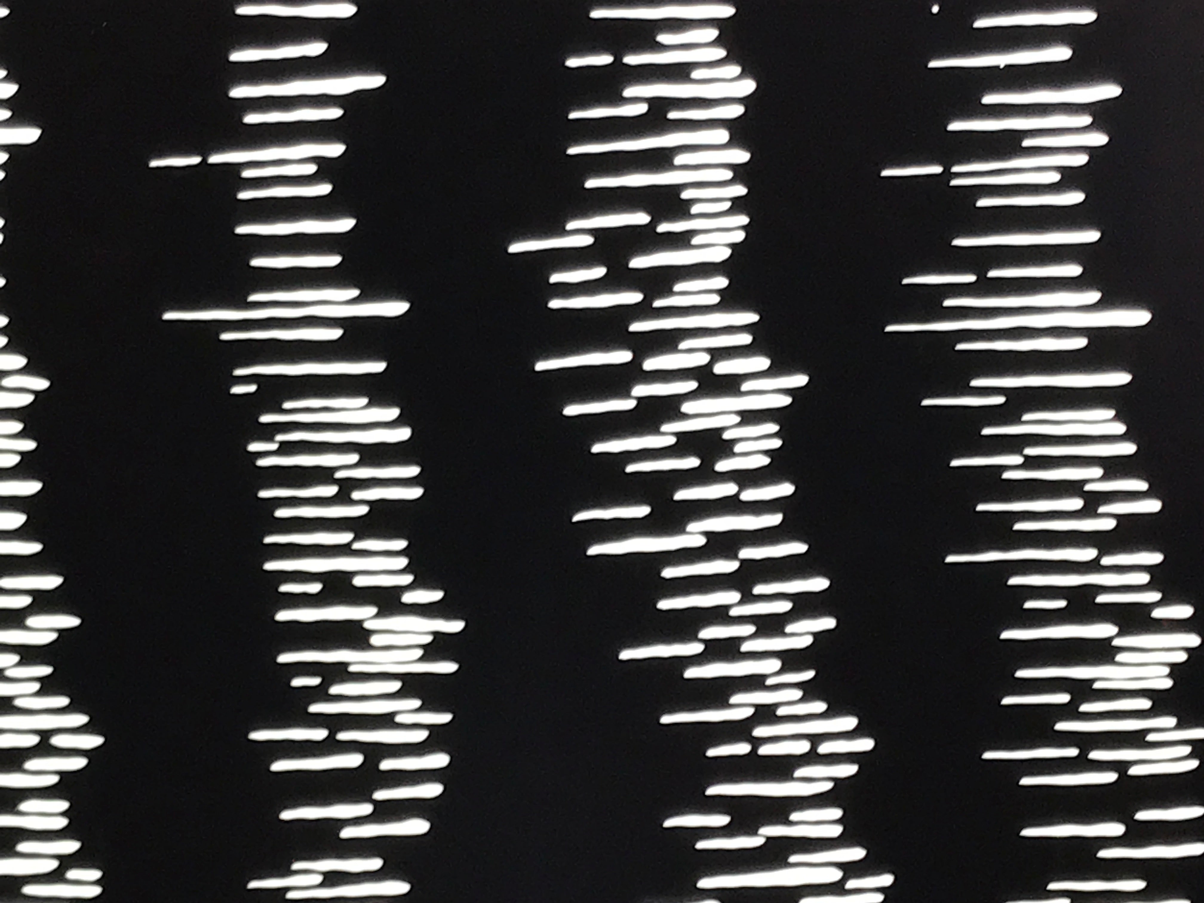 Antique Japanese Katagami Kimono Paper Stencil Katazome Vertical Lines 4Y671