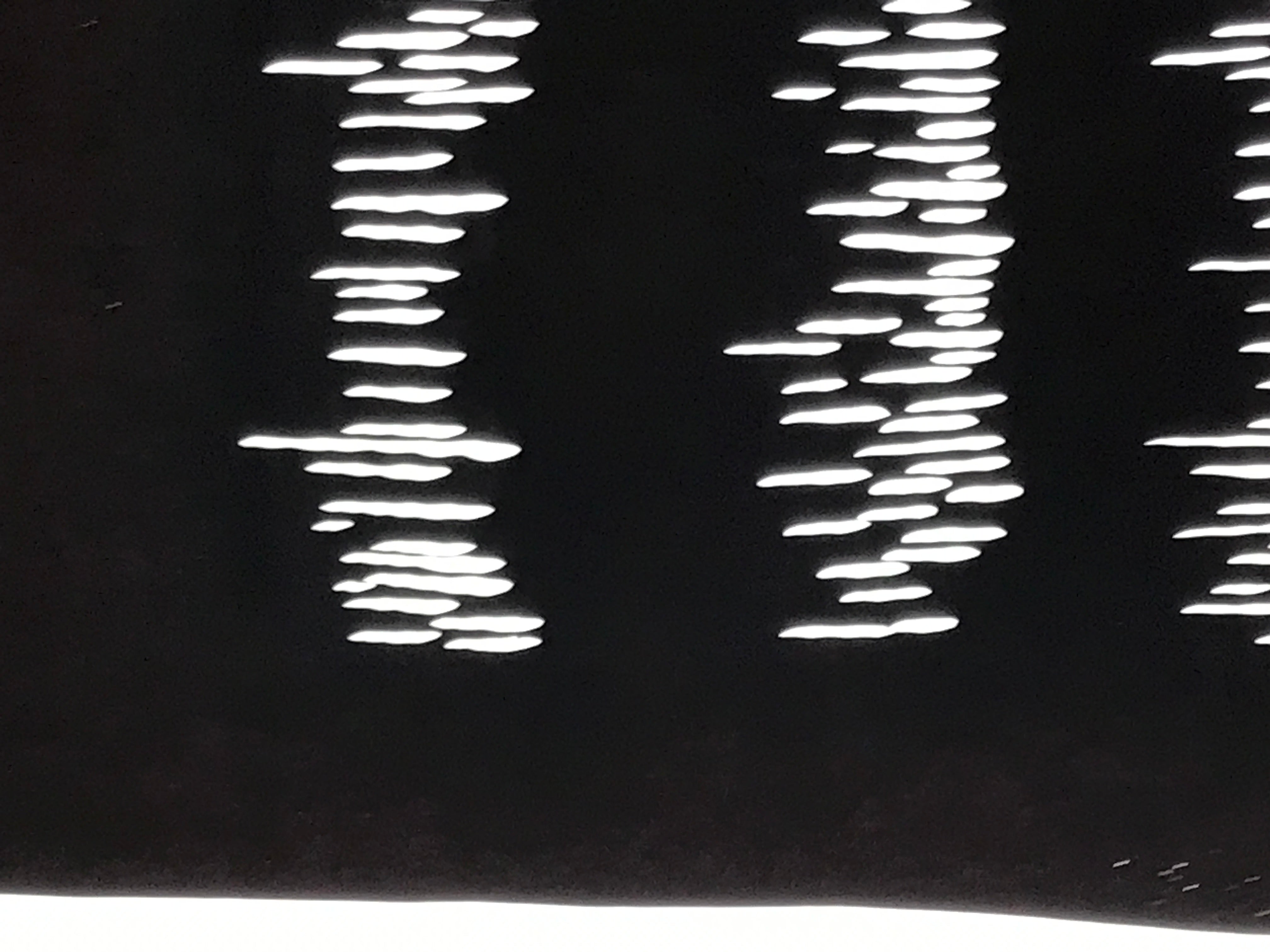 Antique Japanese Katagami Kimono Paper Stencil Katazome Vertical Lines 4Y671