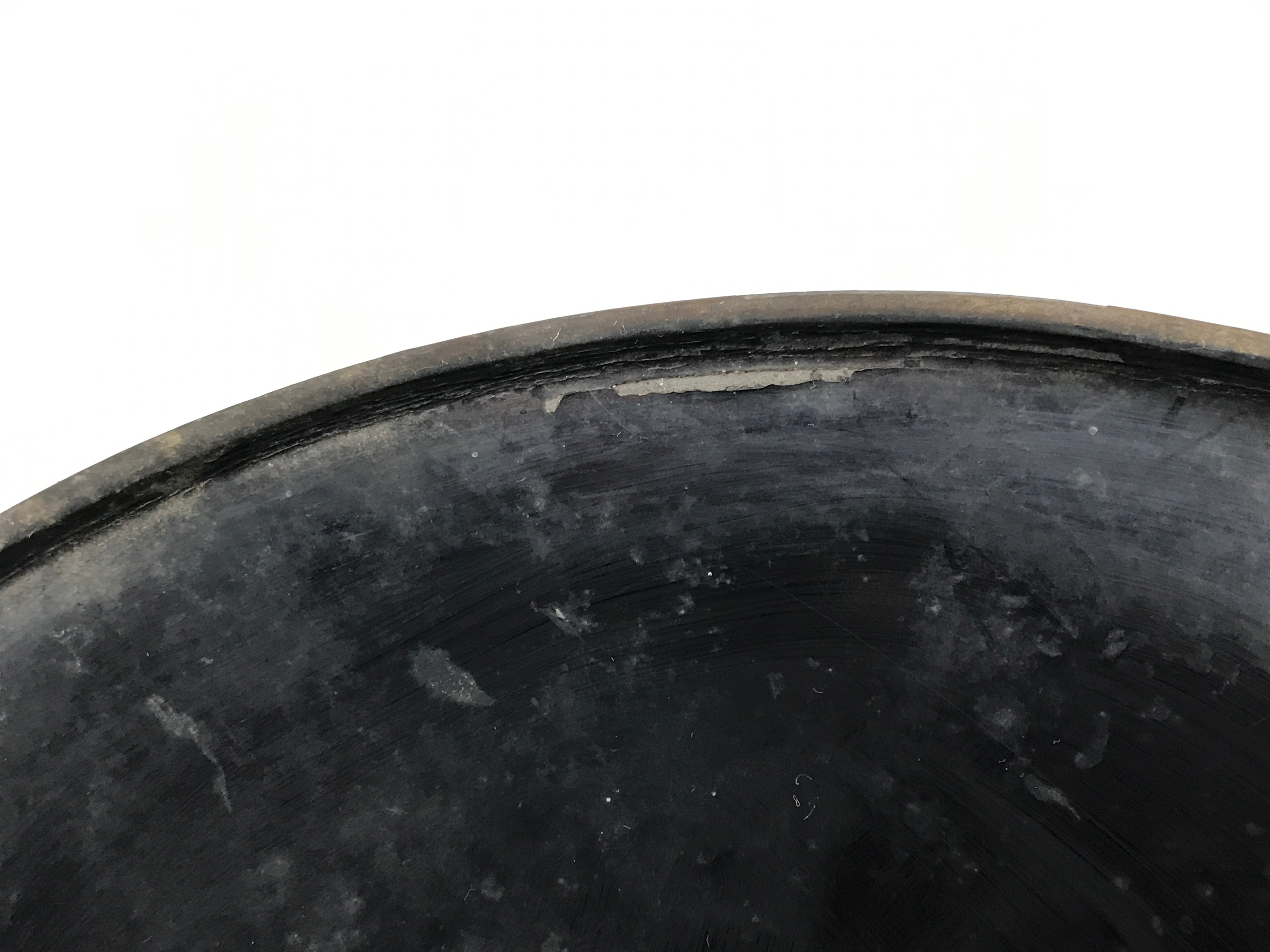 Antique Japanese Lacquer Wood Lidded Large Bowl Makie Gold Red Plum Crane L611