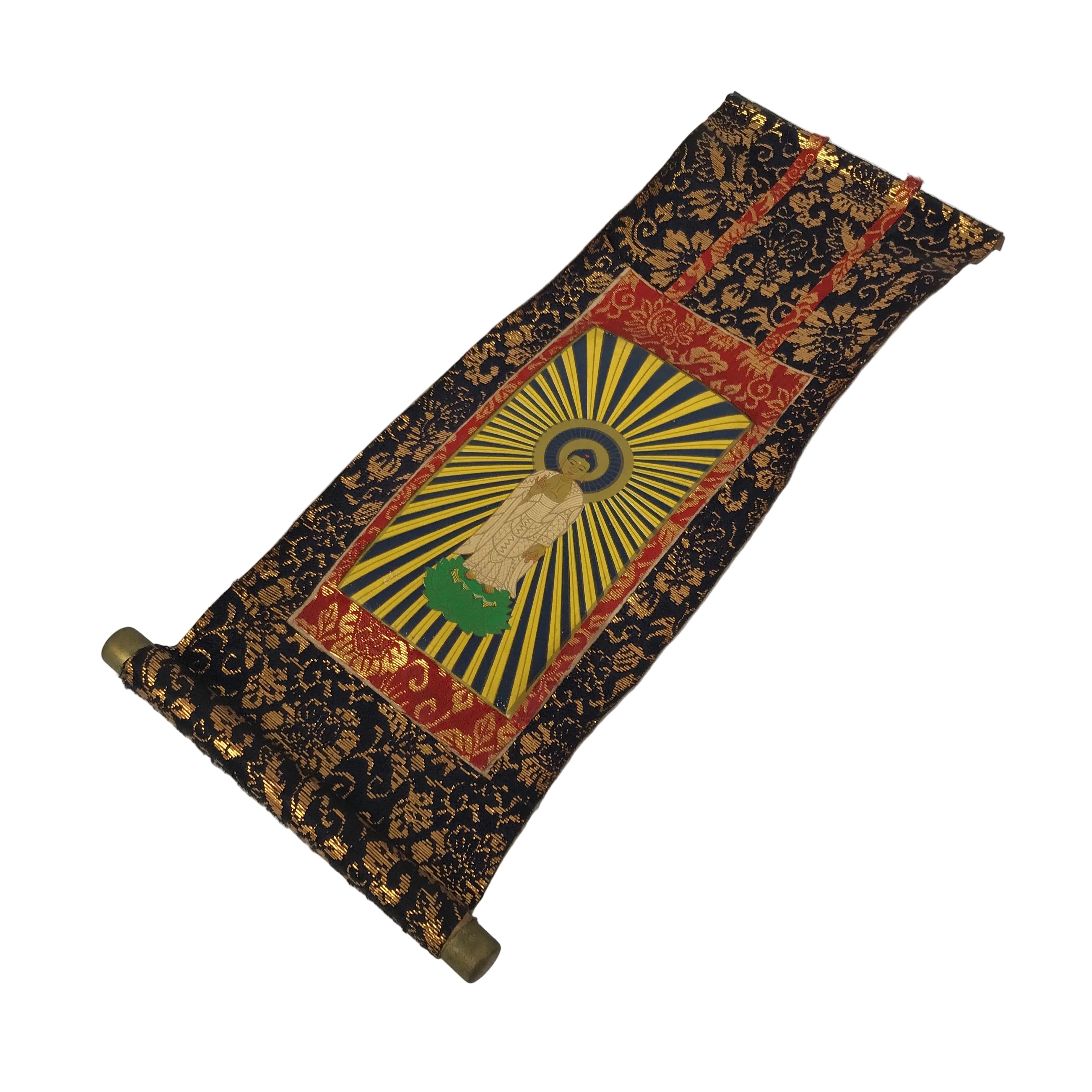 Buddhist Altar Fitting Scroll Amida Butsu Jodo Shinshu Gohonzon Kakejiku BA874