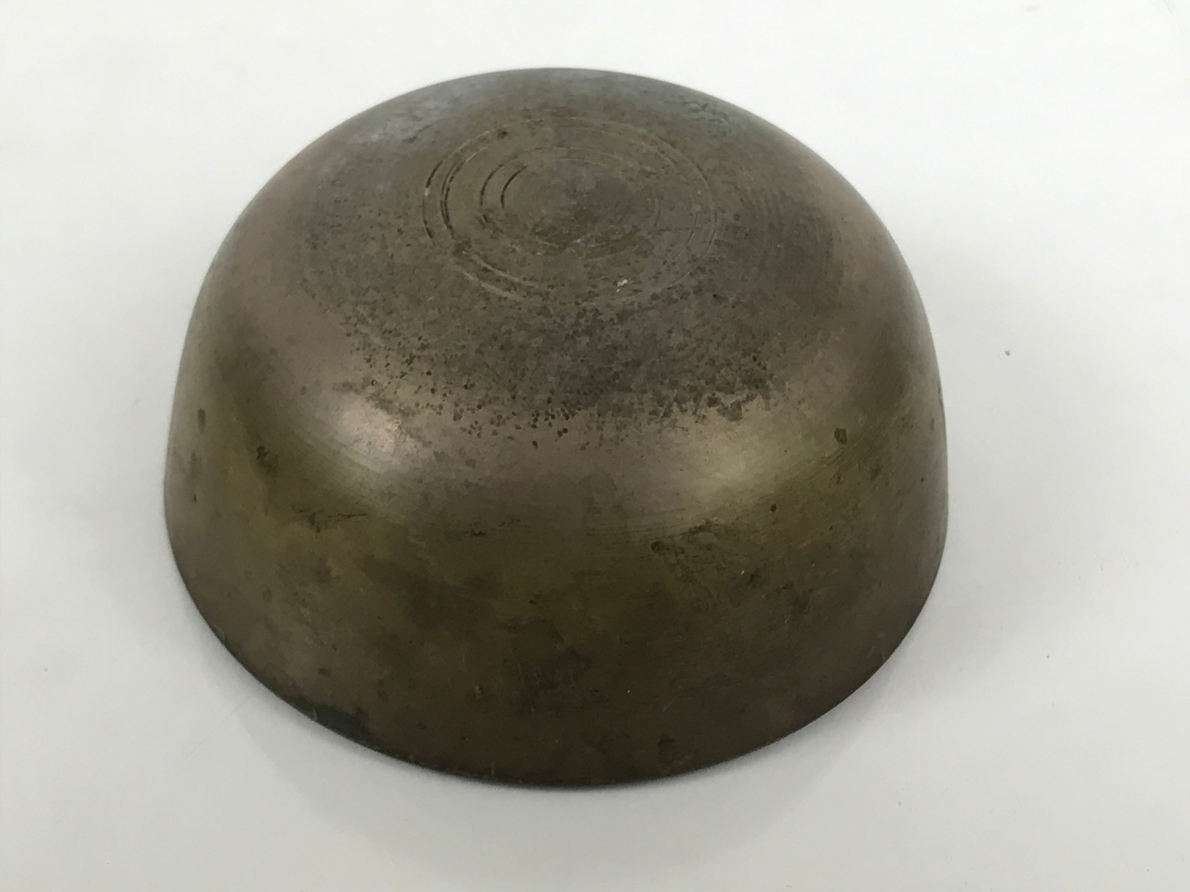 Japanese Buddhist Altar Fitting Brass Metal Orin Bell Singing Bowl Butsugu BA910