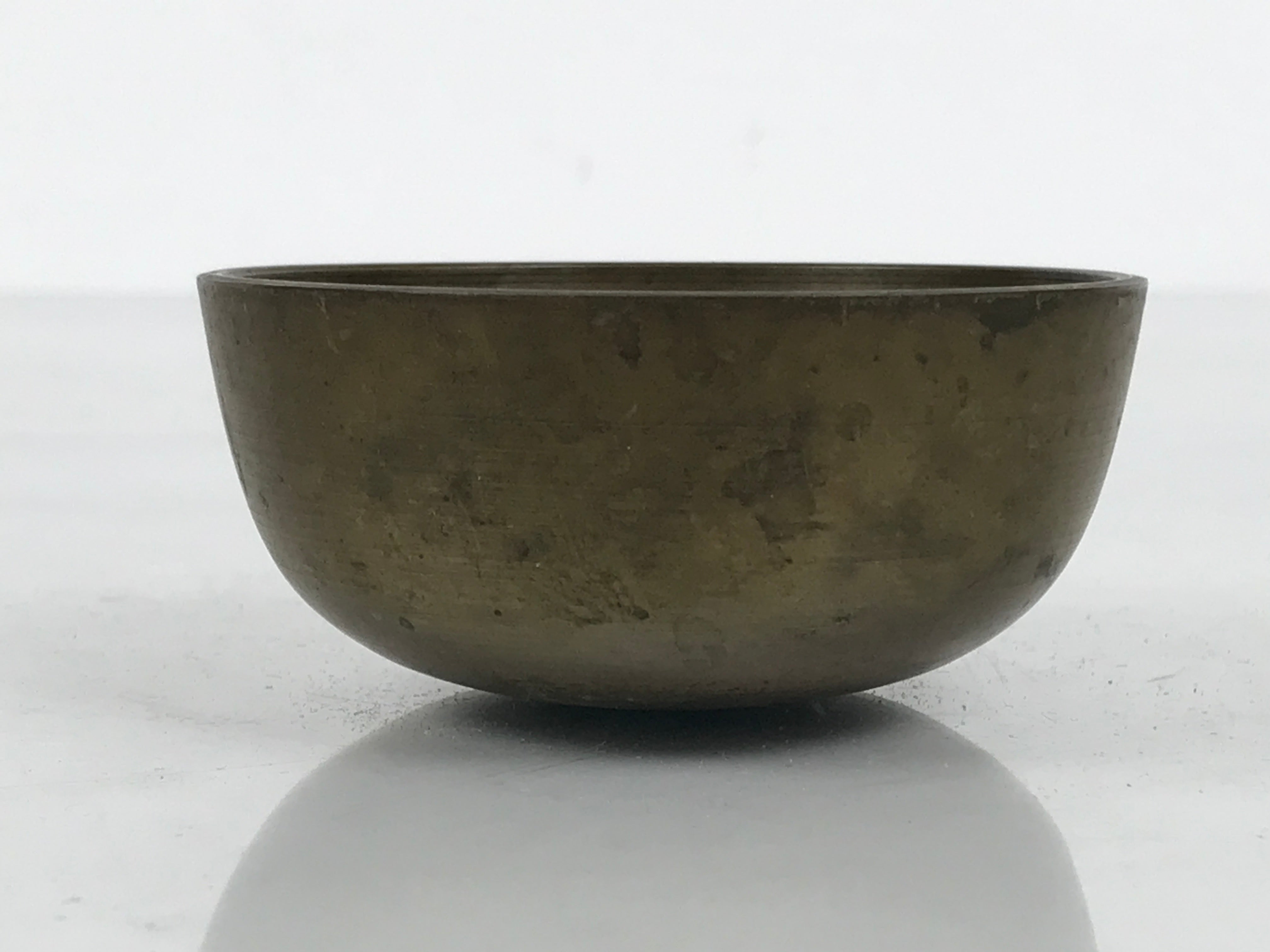 Japanese Buddhist Altar Fitting Brass Metal Orin Bell Singing Bowl Butsugu BA910
