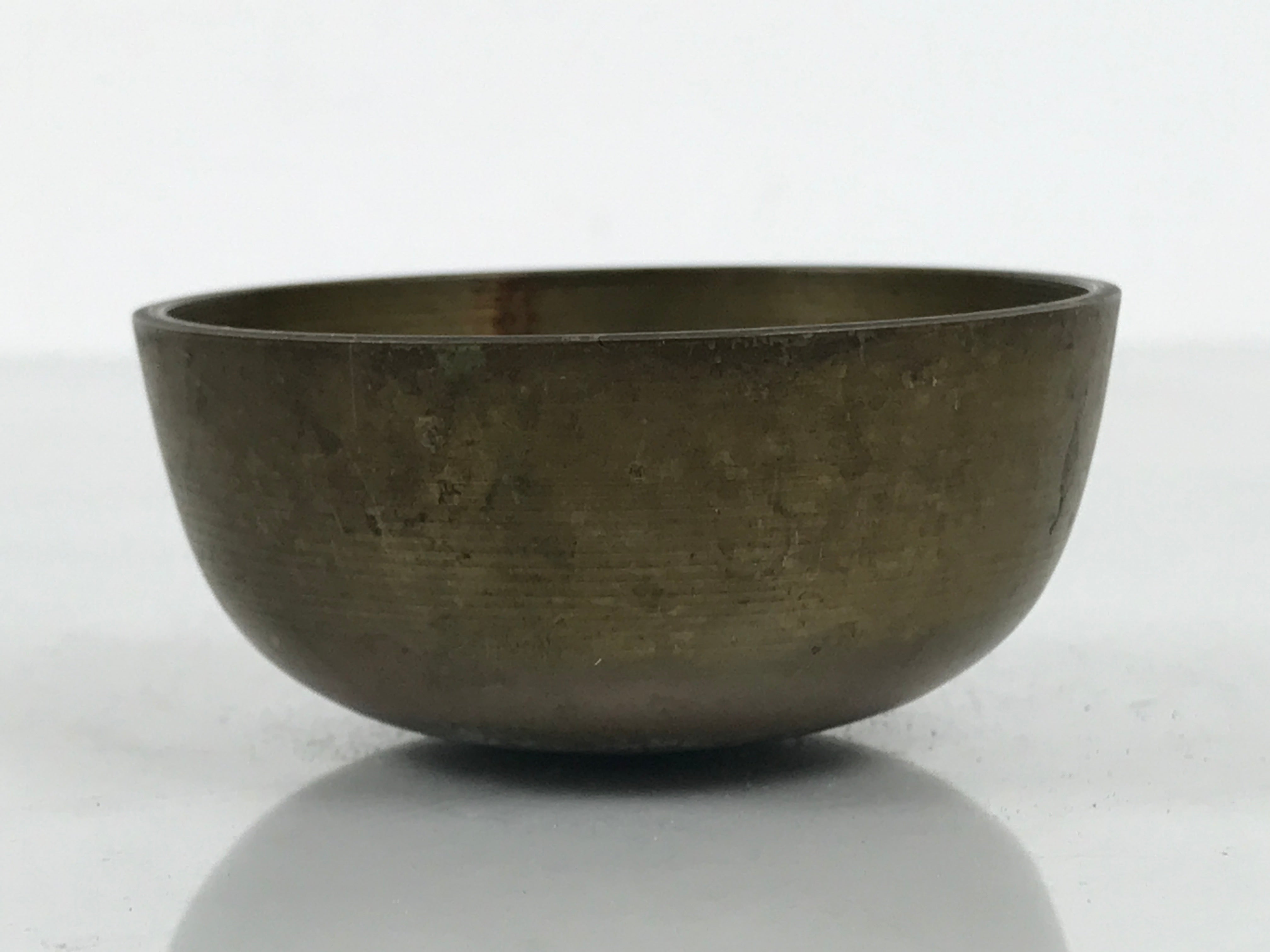 Japanese Buddhist Altar Fitting Brass Metal Orin Bell Singing Bowl Butsugu BA910