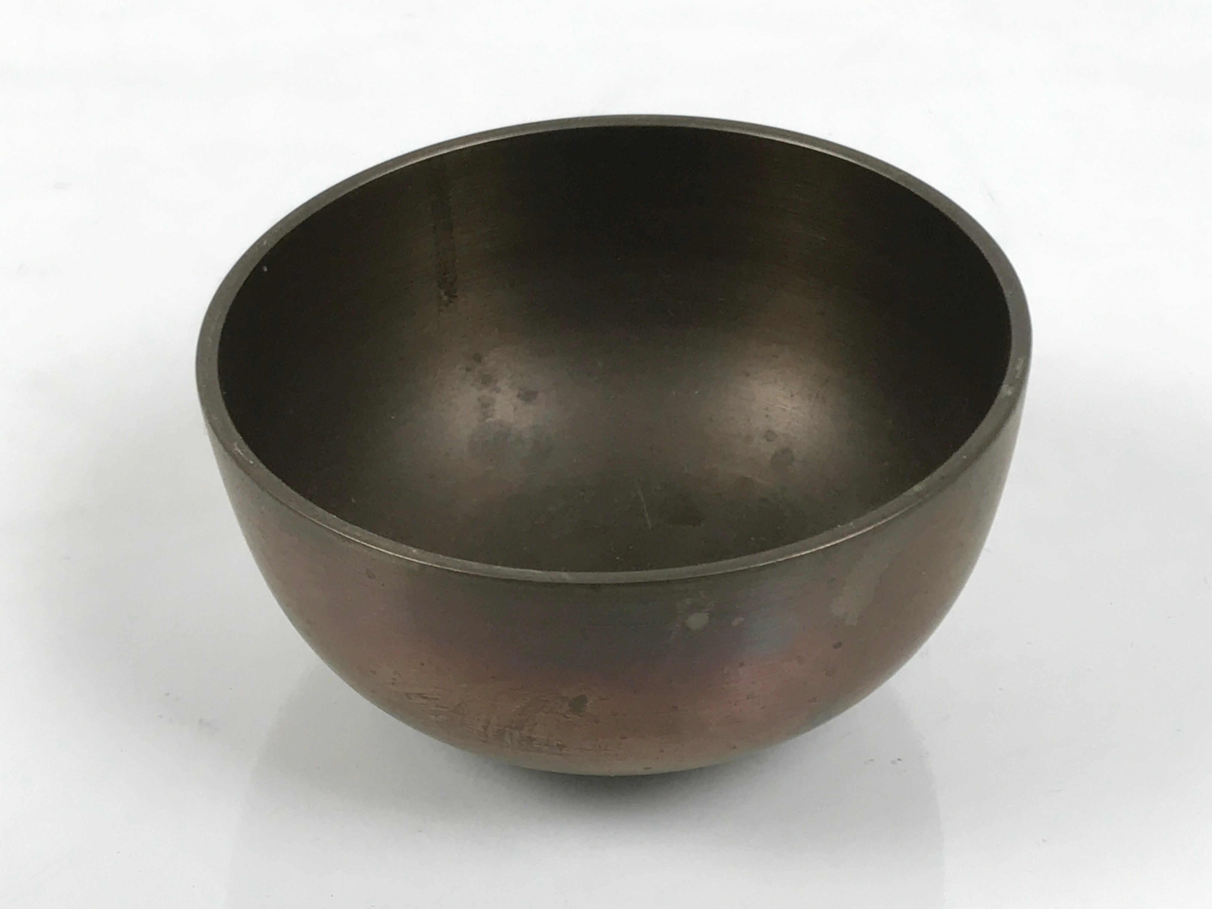 Japanese Buddhist Altar Fitting Bronze Orin Bell Singing Bowl Resin Stand BA905