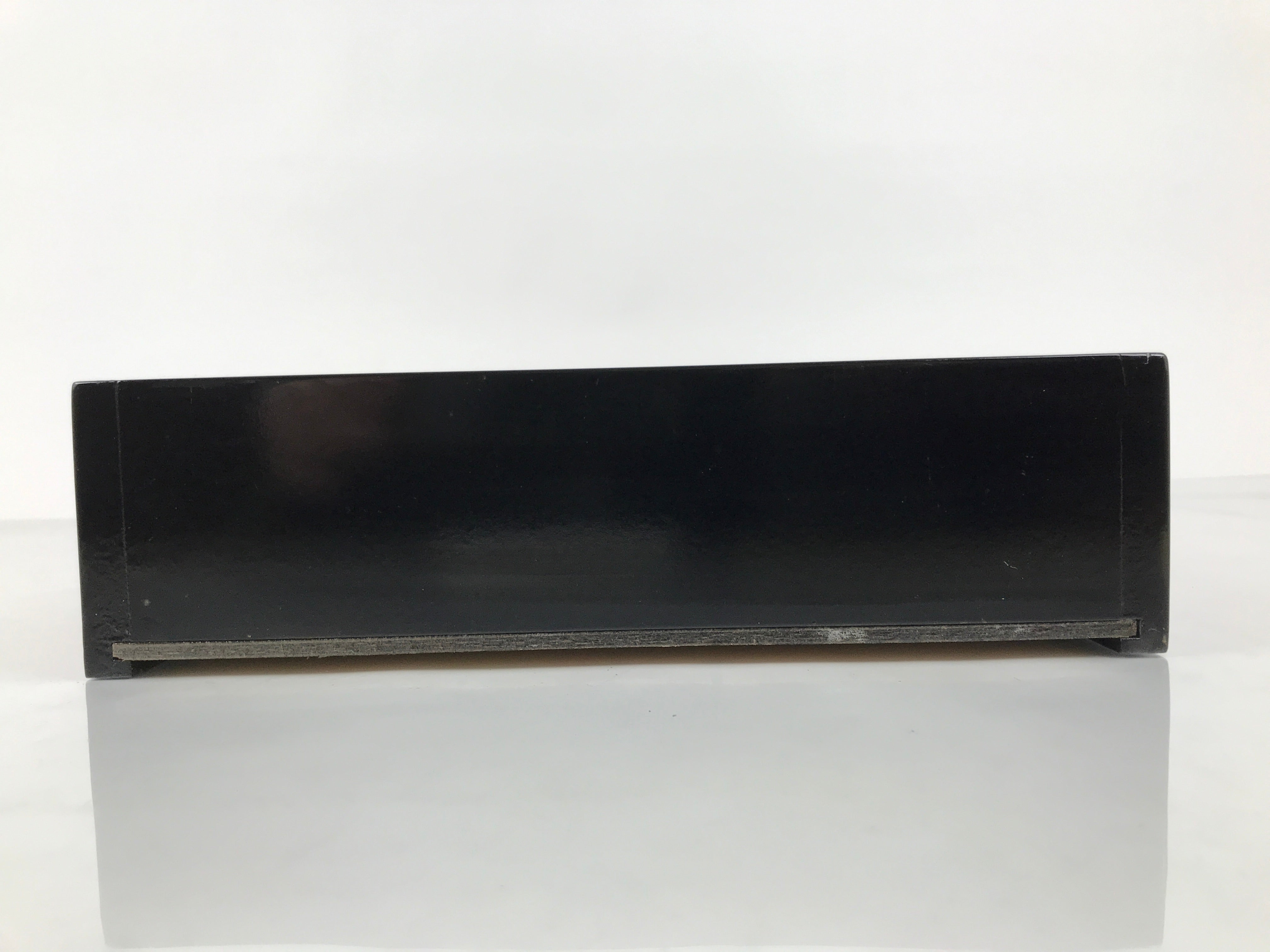 Japanese Buddhist Altar Lacquered Drawer Brass Black Gold Bellflower Makie BP25