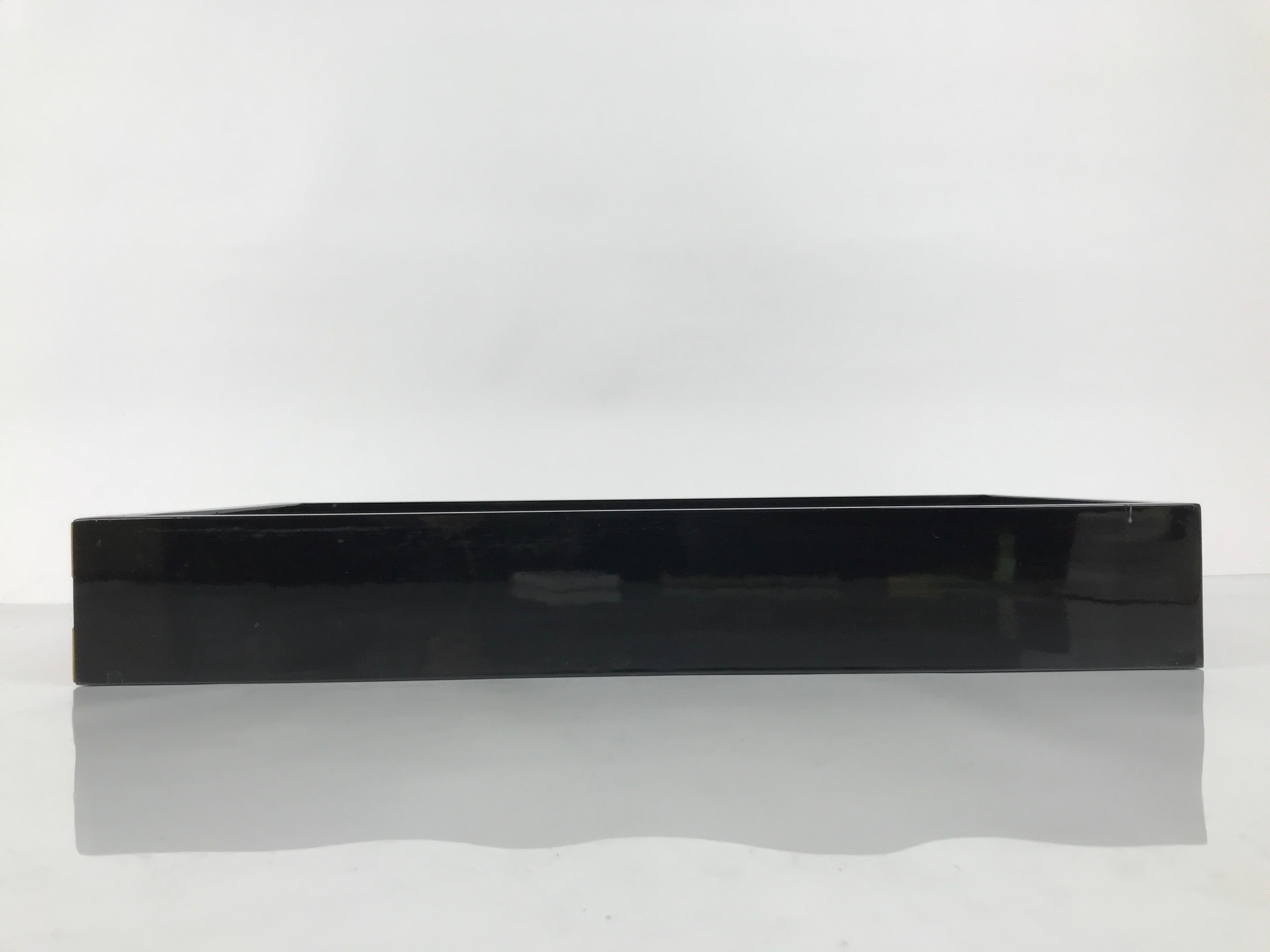 Japanese Buddhist Altar Lacquered Drawer Brass Black Gold Bellflower Makie BP25