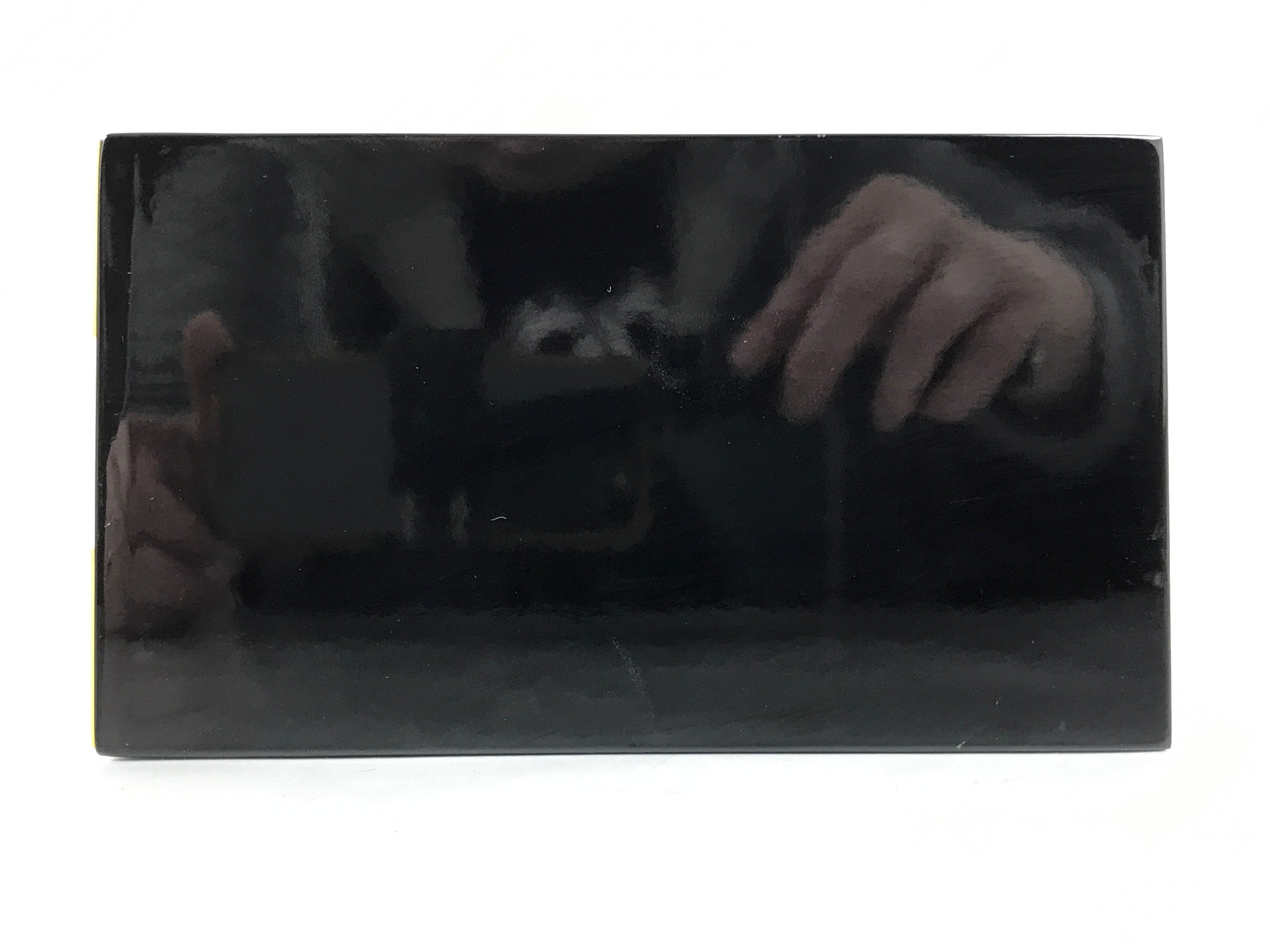 Japanese Buddhist Altar Lacquered Drawer Vtg Brass Black Gold Lotus Makie BP29