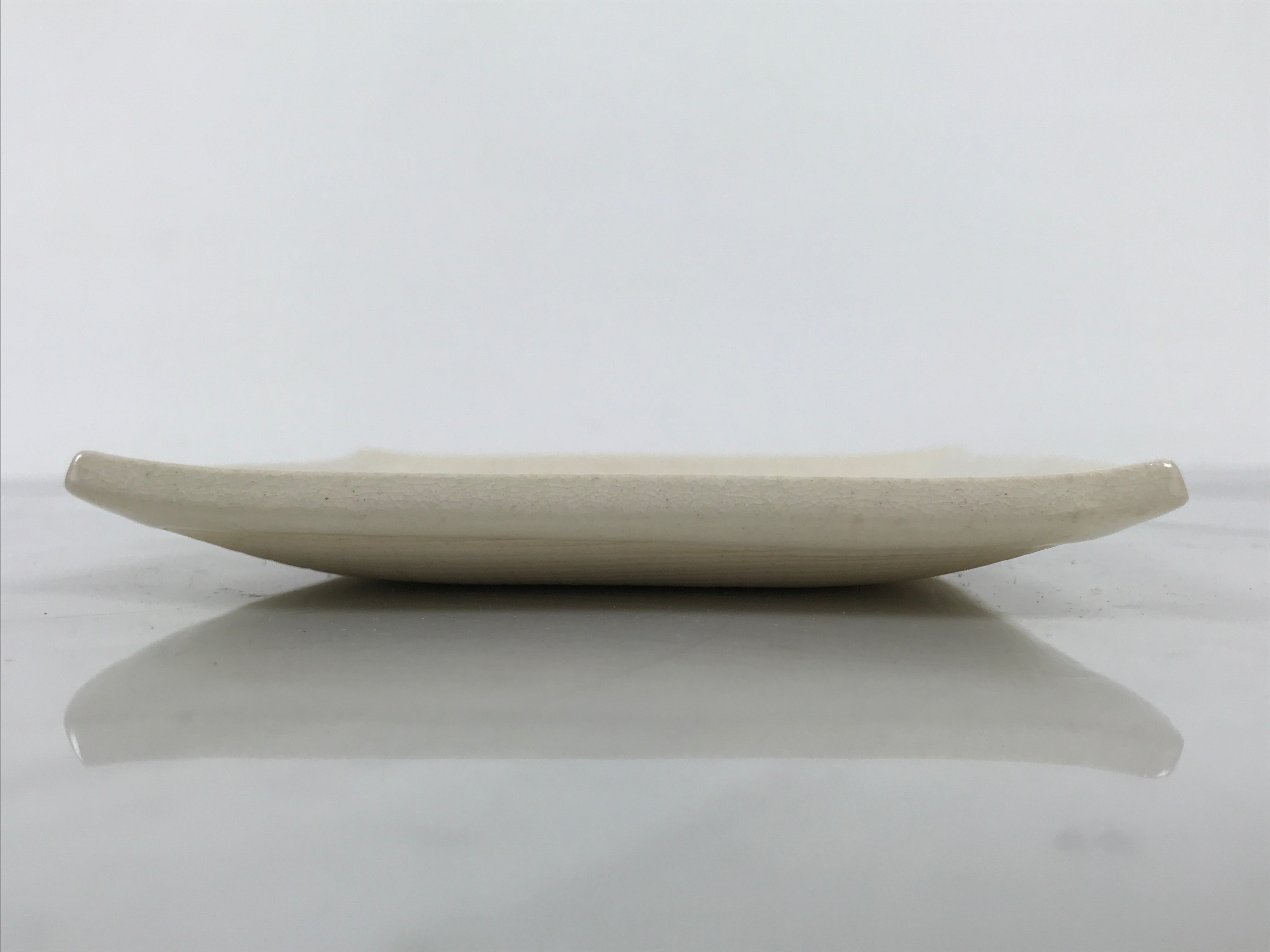 Japanese Ceramic Small Plate Kozara Vtg Square Pottery Momiji Maple Leaf Y553