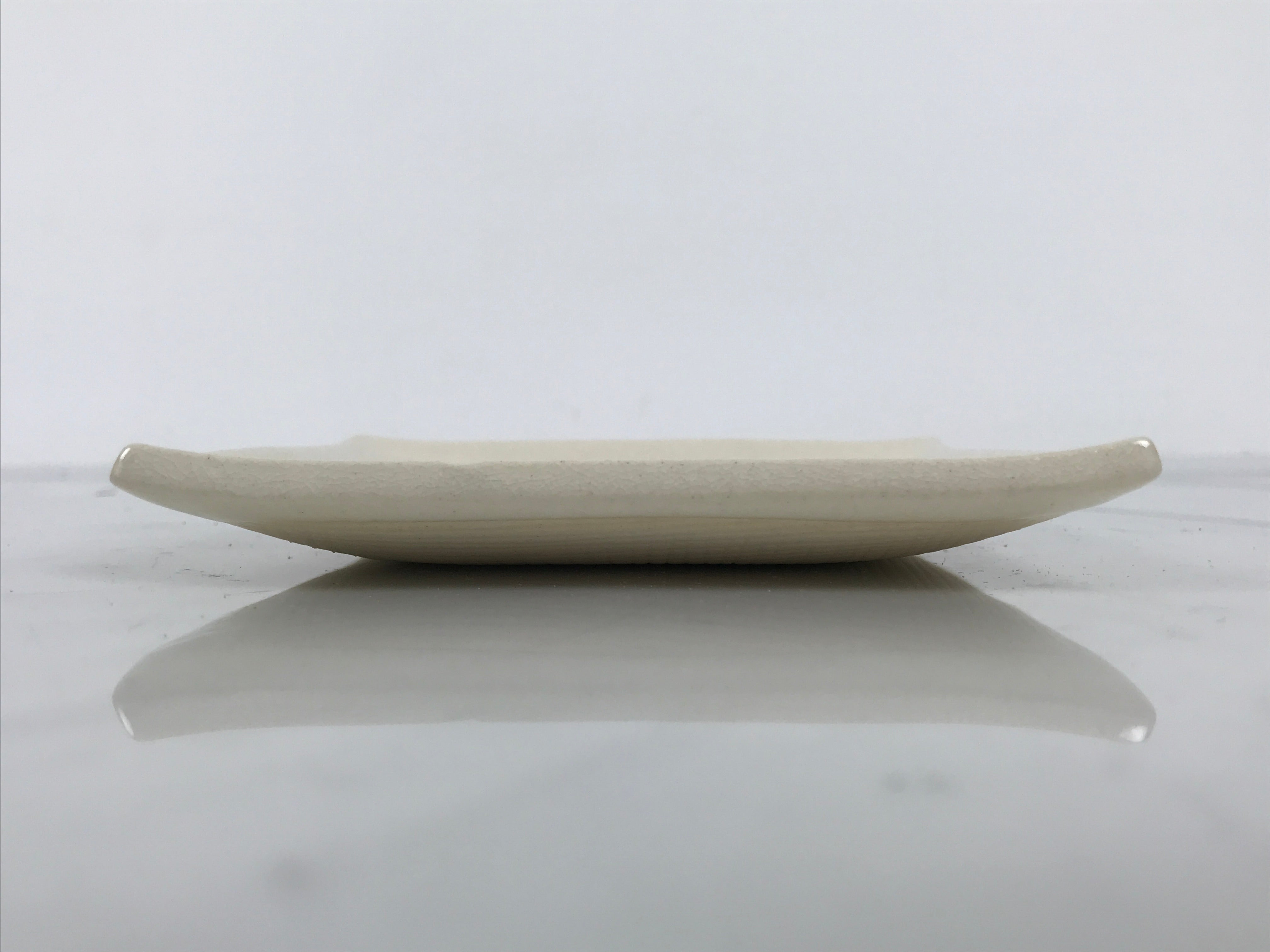 Japanese Ceramic Small Plate Kozara Vtg Square Pottery Momiji Maple Leaf Y553