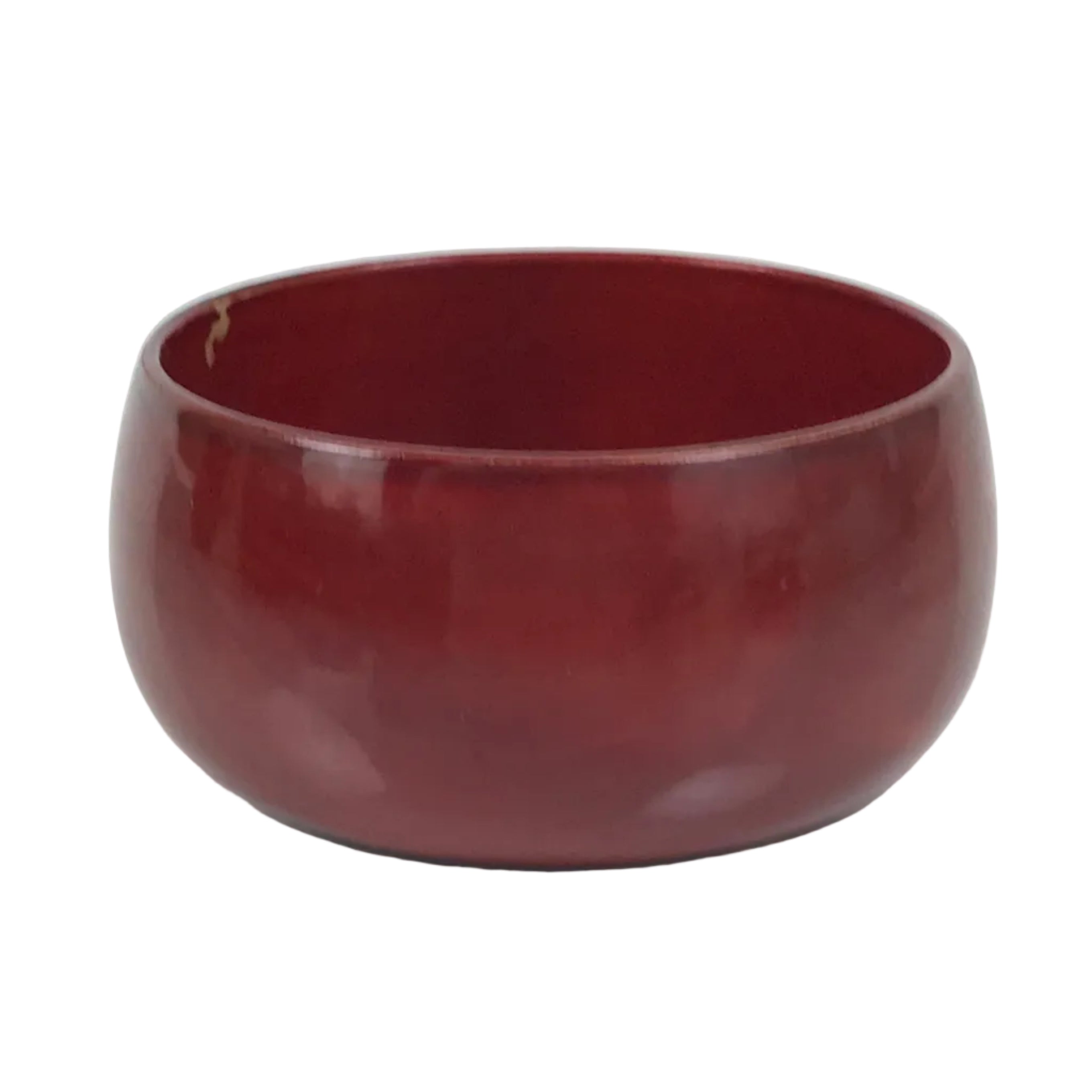 Japanese Lacquered Wooden Sake Snack Cup Vtg Kobachi Bowl Hida Shunkei L593