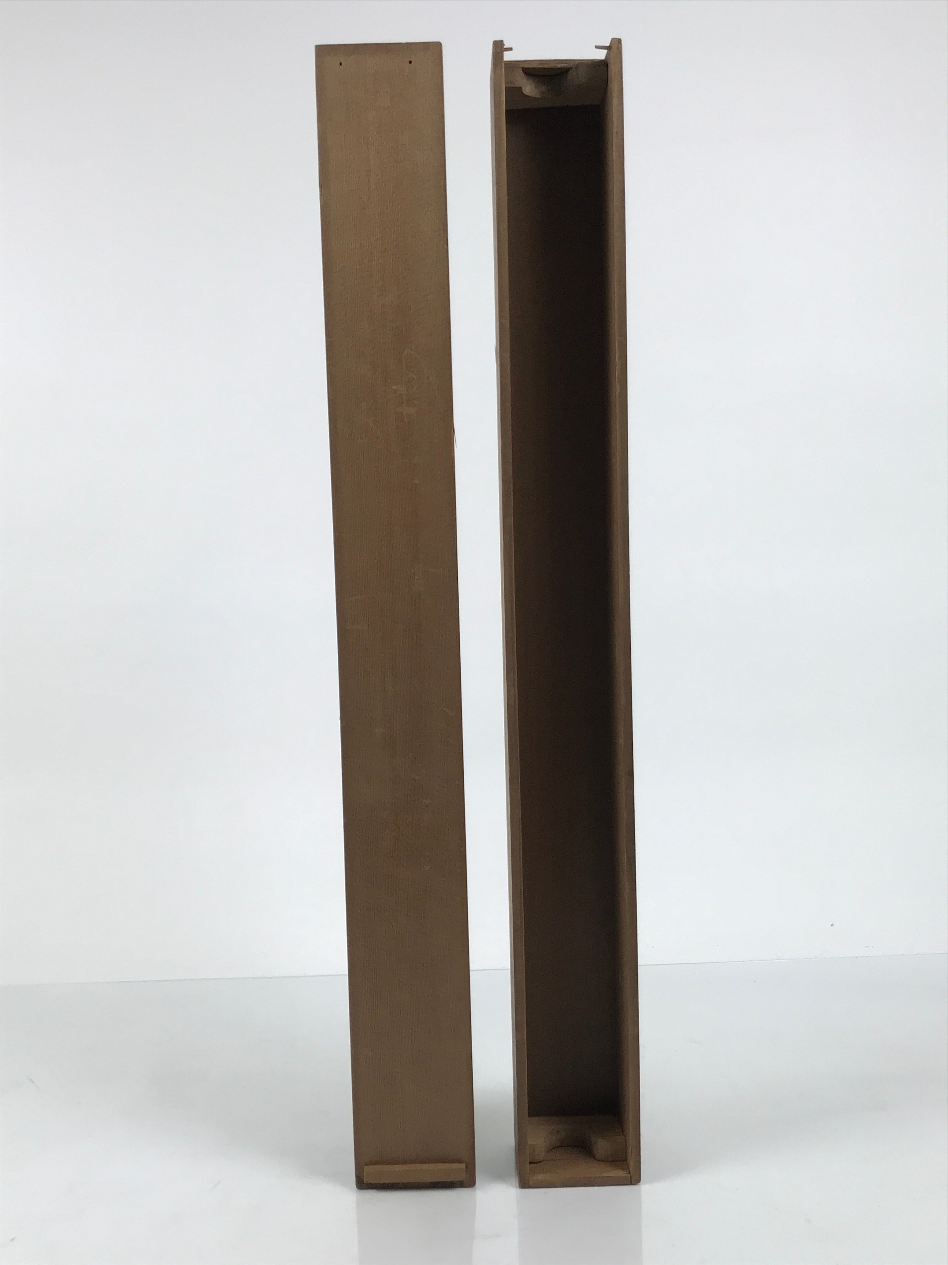 Japanese Wooden Hanging Scroll Box Vtg Kakejiku Hako Inside Length 59.2cm SB351