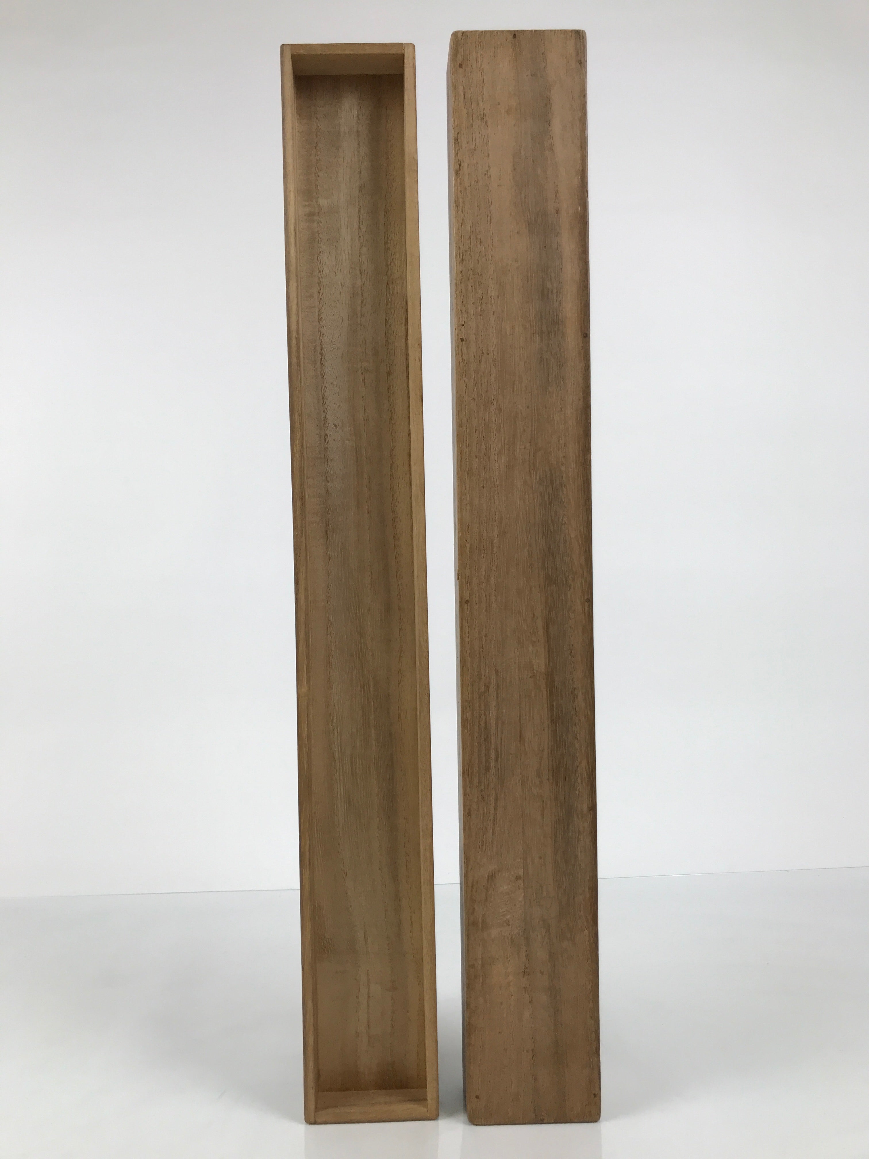 Japanese Wooden Hanging Scroll Box Vtg Kakejiku Hako Inside Length 59.5cm SB341