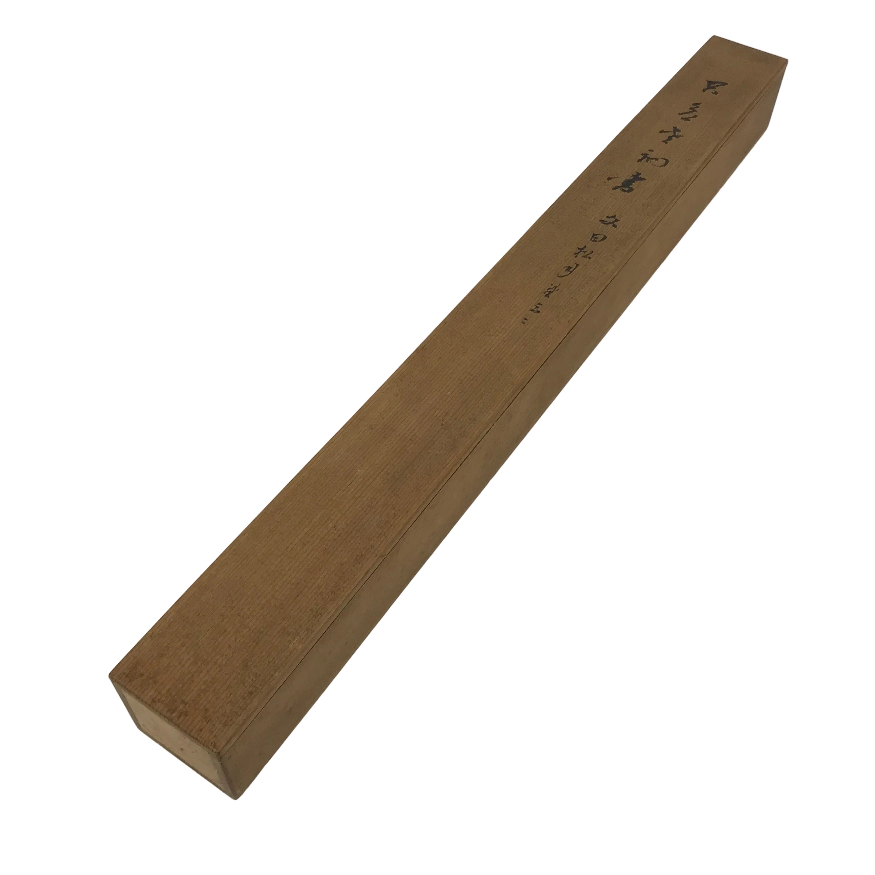 Japanese Wooden Hanging Scroll Box Vtg Kakejiku Hako Inside Length 68.8cm SB352